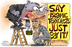 JUST SAY ISLAMIC TERRORISTS by Daryl Cagle