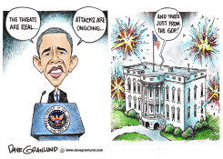 OBAMA SPEECH by Dave Granlund