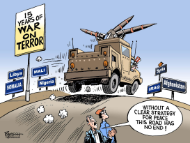 WAR ON TERROR 15 YEARS by Paresh Nath