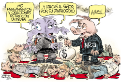 TIROTEO, NRA Y EL GOP  by Daryl Cagle