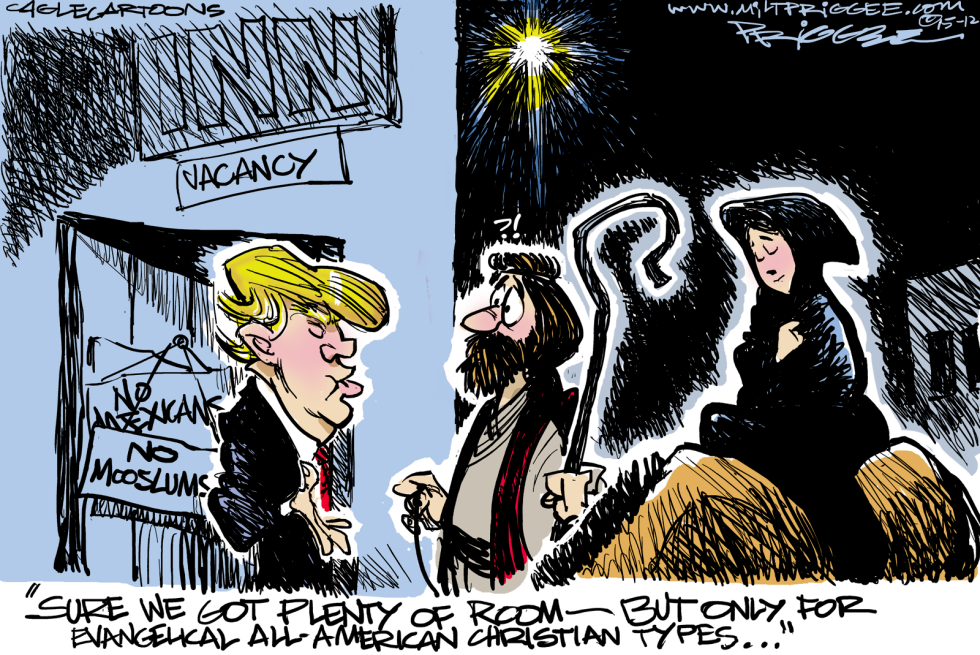  TRUMP'S MUSLIMS by Milt Priggee