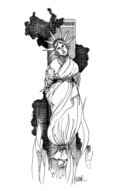 STATUE OF LIBERTY-JEANNE DARC by Riber Hansson