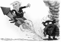 ENCUESTAS DE TRUMP Y EL GOP by Daryl Cagle