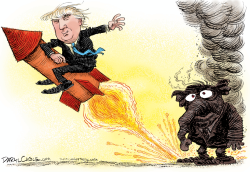 ENCUESTAS DE TRUMP Y EL GOP  by Daryl Cagle