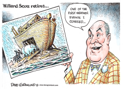 WILLARD SCOTT RETIRES by Dave Granlund