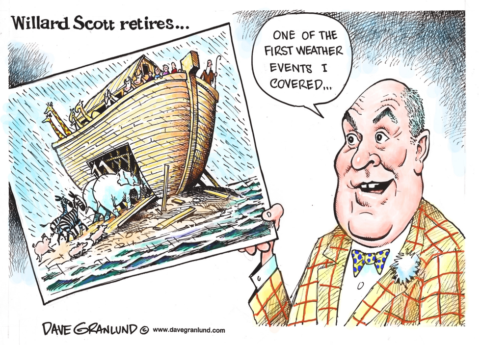  WILLARD SCOTT RETIRES by Dave Granlund