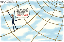 OBAMA SAFETY NET by Rick McKee