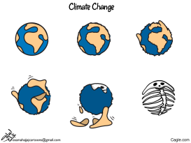 EARTH AND CLIMATE CHANGE  by Osama Hajjaj