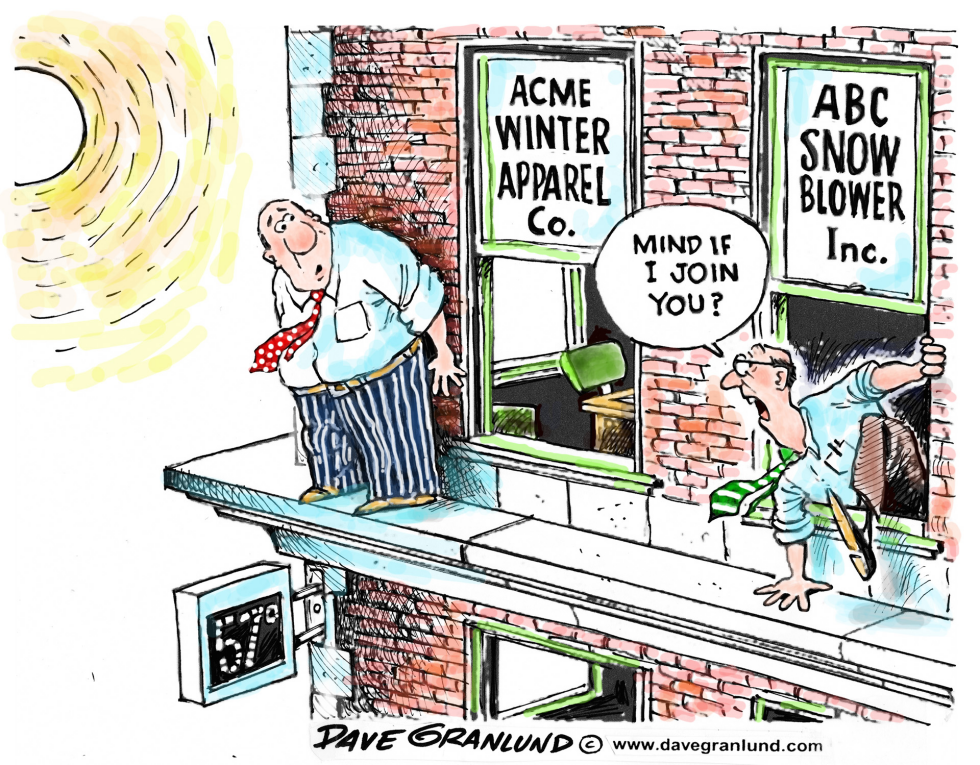  MILD DECEMBER by Dave Granlund