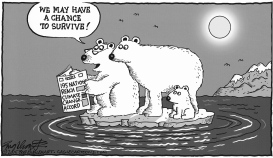 CLIMATE CHANGE ACCORD BW by Bob Englehart