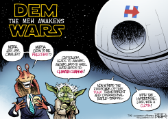 DEM WARS by Nate Beeler