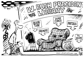 W BUSH LIBRARY by Mike Lane