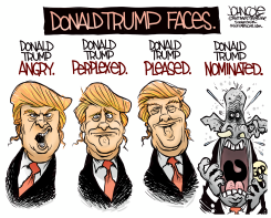 TRUMP FACES by John Cole