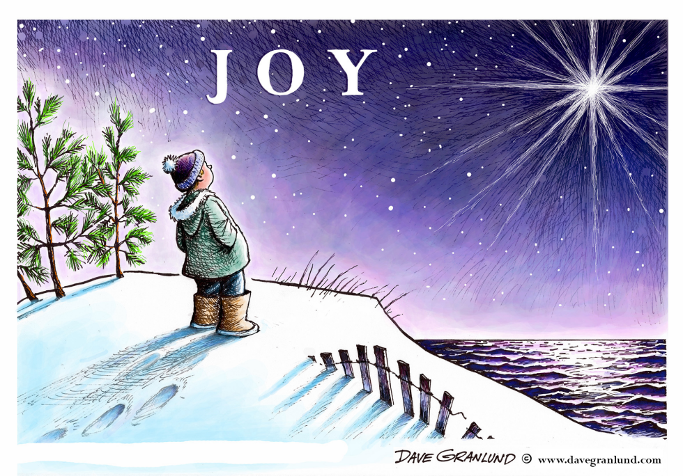  CHRISTMAS STAR AND JOY by Dave Granlund