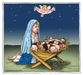 MERKEL'S CHRISTMAS by Joep Bertrams