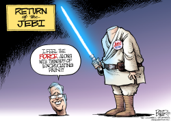 JEB SKYWALKER by Nate Beeler