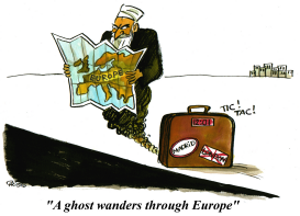 A GHOST OF TERRORISM WANDERS THROUGH EUROPE  by Christo Komarnitski