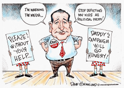 CRUZ KIDS AND POLITICS by Dave Granlund