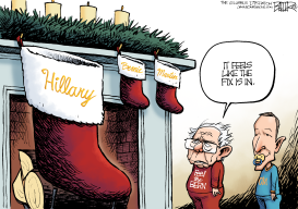 DEMOCRATIC CHRISTMAS by Nate Beeler