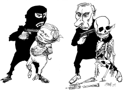 PUTIN BRESLAN HOSTAGES by Riber Hansson