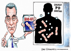 CHICAGO PD SHOOTINGS by Dave Granlund