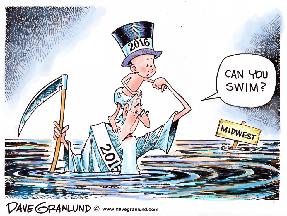  NEW YEAR MIDWEST FLOODING by Dave Granlund