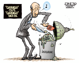 LOCAL PA  GOP GARBAGE BUDGET by John Cole