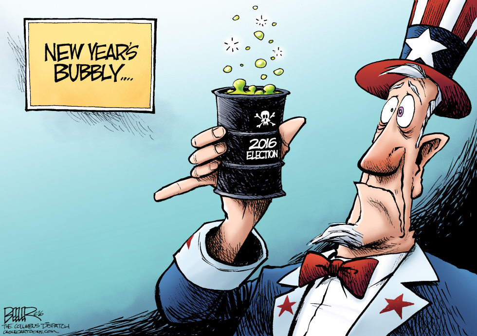  NEW YEAR 2016 by Nate Beeler