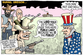 MILITIA STANDOFF IN OREGON by Wolverton