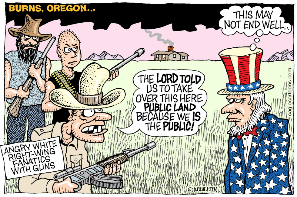  MILITIA STANDOFF IN OREGON by Wolverton