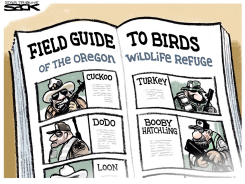 MILITIA BIRDS by Steve Sack