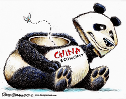 CHINA AND HOLLOW ECONOMY by Dave Granlund