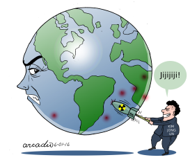 KIM JONG UN PROVOCA AL MUNDO by Arcadio Esquivel