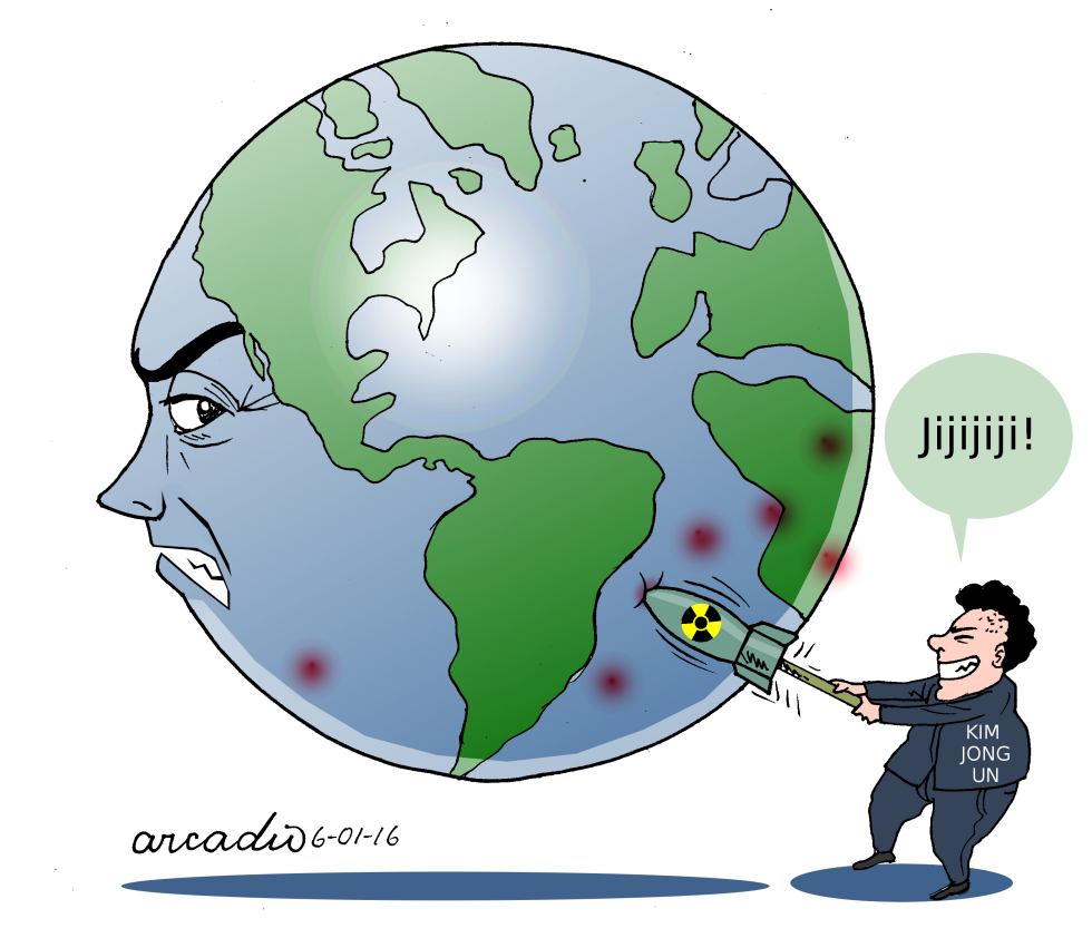  NORTH KOREA INSULTS THE WORLD by Arcadio Esquivel