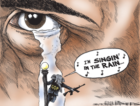 SINGING IN THE RAIN by Kevin Siers