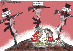 PLACE OF THE GUN by Pat Bagley