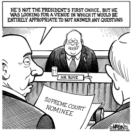 KARL ROVE'S TAKES THE SUPREME FIFTH by RJ Matson