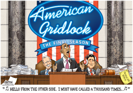 PRESIDENT OBAMA COMPETES ON AMERICAN GRIDLOCK THE FINAL SEASON by RJ Matson