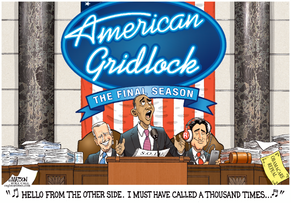  PRESIDENT OBAMA COMPETES ON AMERICAN GRIDLOCK THE FINAL SEASON by RJ Matson