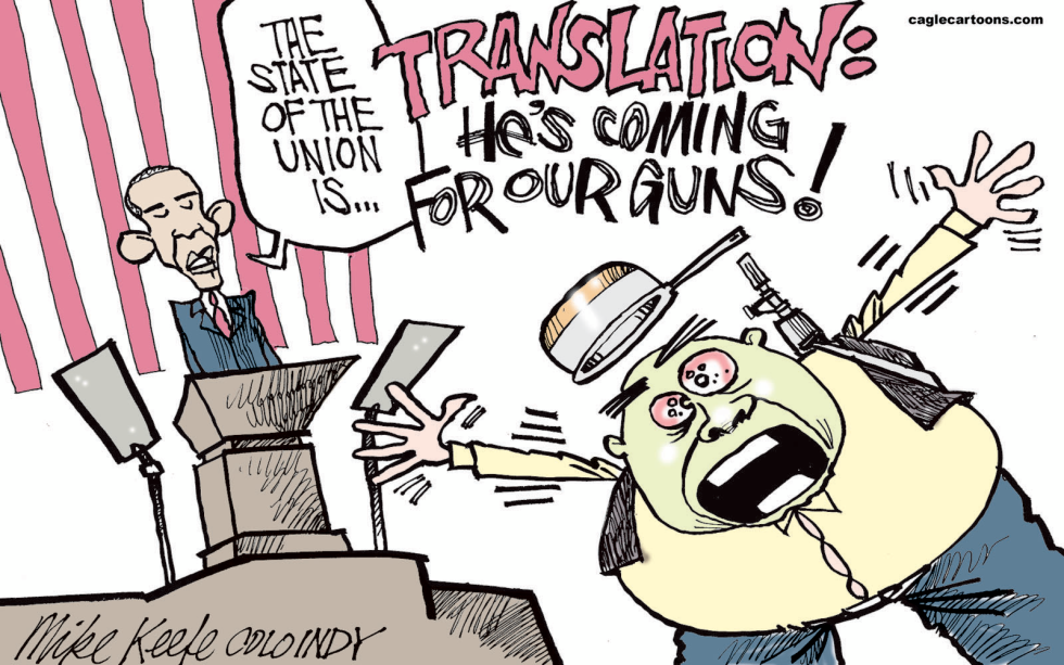  STATE OF THE UNION by Mike Keefe