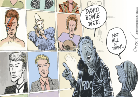 DAVID BOWIE by Patrick Chappatte