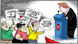 TRUMP SUPPORTERS by Bob Englehart