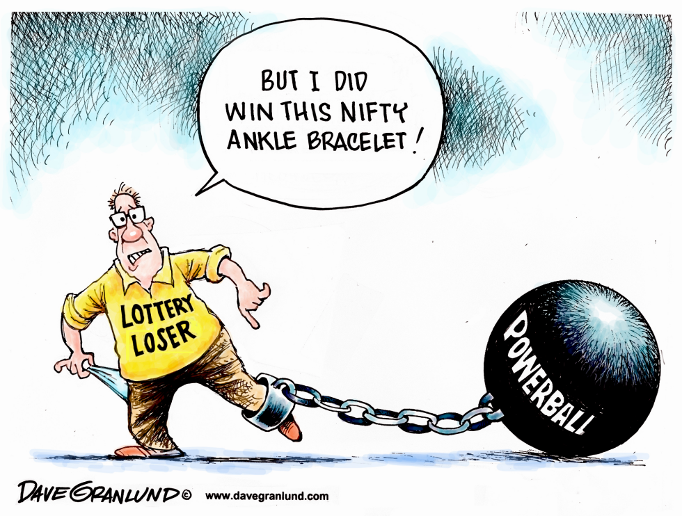  POWERBALL LOSER by Dave Granlund