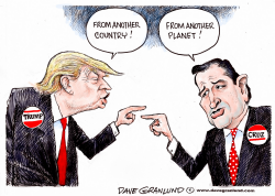 TRUMP VS CRUZ by Dave Granlund