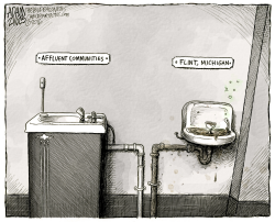 FLINT WATER CRISIS by Adam Zyglis