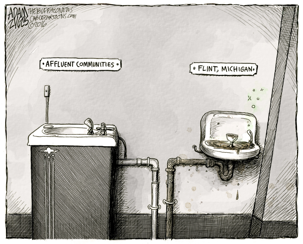  FLINT WATER CRISIS by Adam Zyglis