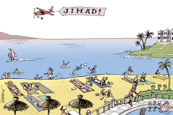 SUMMER JIHAD by Patrick Chappatte