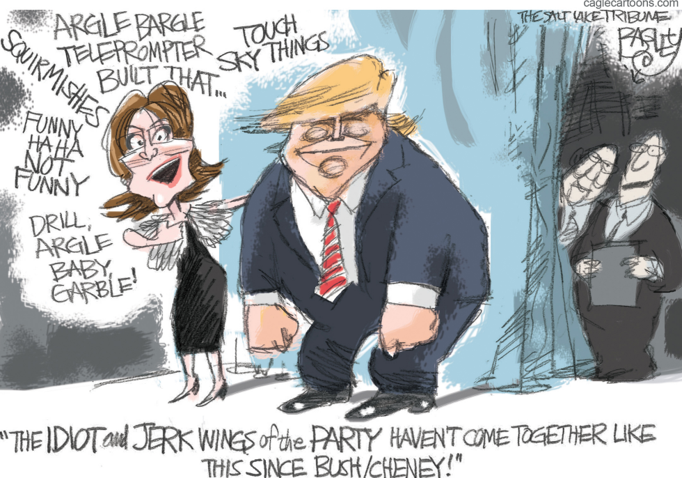  TRUMP AND PALIN by Pat Bagley