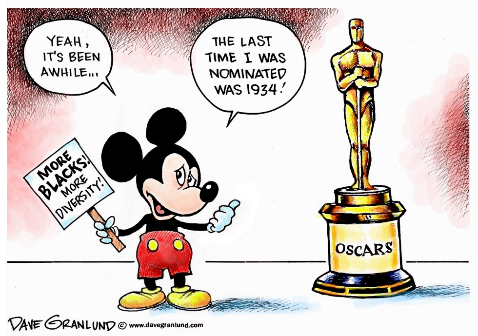  OSCARS AND DIVERSITY by Dave Granlund