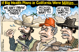 LOCAL-CA BIG HEALTH INSURERS AND STATE TAX by Wolverton